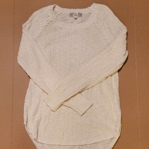 Pink Republic Cream Sweater, Size L